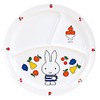 Kanto are Plastic Industrial Miffy round three 仕切 Lunch Plate 23 cm Diameter cm – 65fr