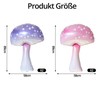 DazzJoy Pack of 4 Mushroom Balloons