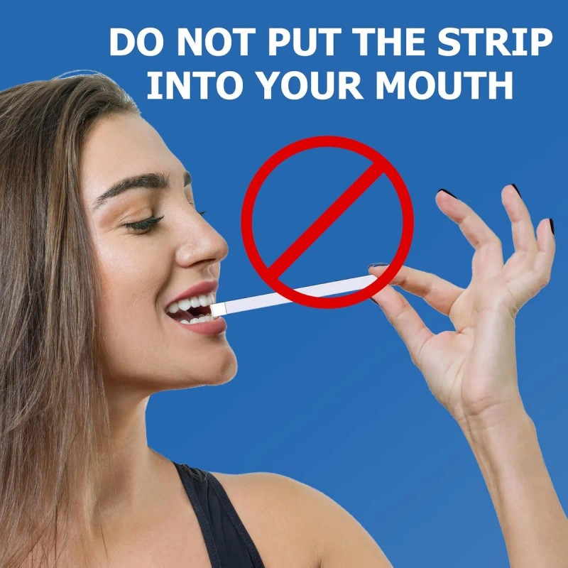 Tira Reactiva De Óxido Nítrico Prueba Salival: Tiras Indicad