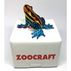 ZOOCRAFT Glass Frog Figurine Poison Dart Animals Hand Blown Painted