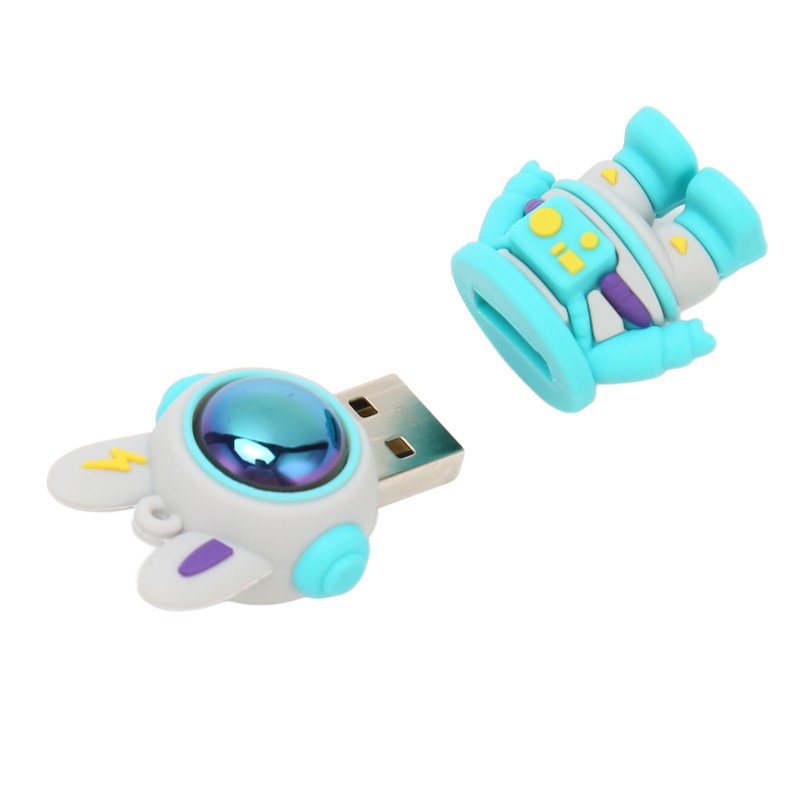Cartoon USB Flash Drive Space Bunny USB2.0 Interface Plug and
