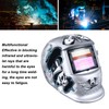 Auto Darkening Welding Helmet 93x43mm Large View Screen 2 Sensors