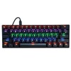 61 Key Wired Mechanical Keyboard LED Backlit Gaming Keyboard with
