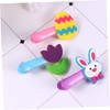 Baluue 20Pcs Cartoon Rabbit Hair Clips for Adorable Easter Bobby