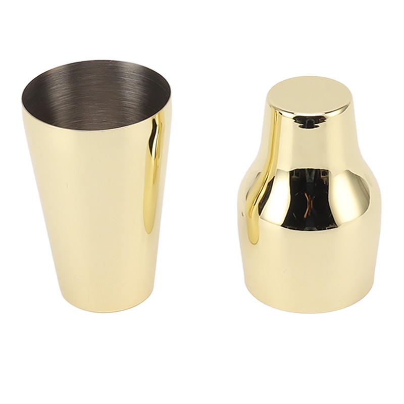 Stainless Steel Drink Shaker French Style 2 Section Martini Mixer