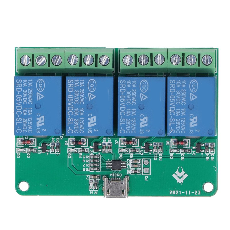 4 Channel Relay Module 5V for HID Drive Free USB