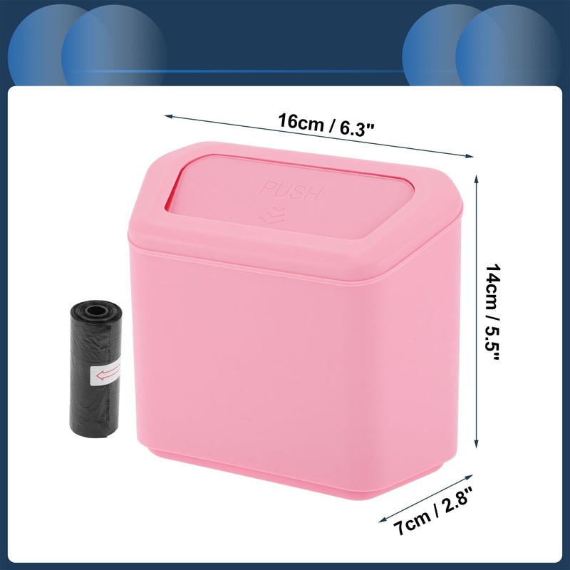 INFINAUTO Car Trash Can Car Door 6.3" Length 2.8" Width