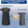 TAIWANBED 2026 Upgraded 45cm Collapsible Stool with Cushion, Maximum Loading