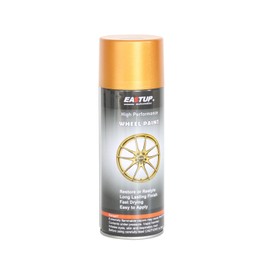 EASTUP Premium Metallic Acrylic Enamel Wheel Paint Flash-Orange-Gold Color, Brilliant Finish, High Durability, Fade-resistant, Quick Drying Rim Coating Spray Paint.