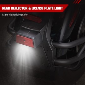 A & UTV PRO Spyder LED License Plate Light, Rear Fender Light for Can Am Spyder 2013-2018 Spyder St Se5 F3 Se6 Accessories,Replace OEM # 710003348, 1PC