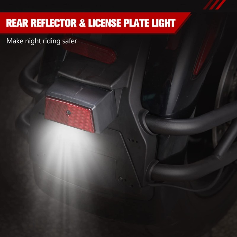 A & UTV PRO Spyder LED License Plate Light, Rear