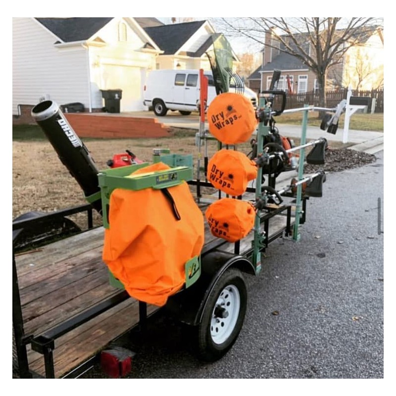 Dry Wraps Waterproof Backpack Blower Cover (Orange)