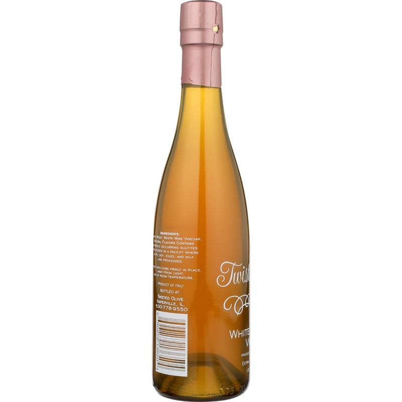 TWISTED OLIVE IMPORTS Peach Infused White Balsamic Vinegar, 12.7 OZ