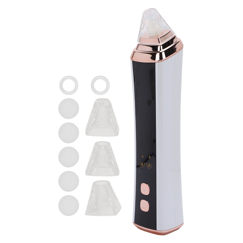 Electric Vacuum Blackhead Remover Rechargeable Face Pore Cleaner Acne Whitehead