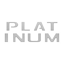 Platinum Tailgate Letter Overlays - Compatible with 2020-2022 Super Duty