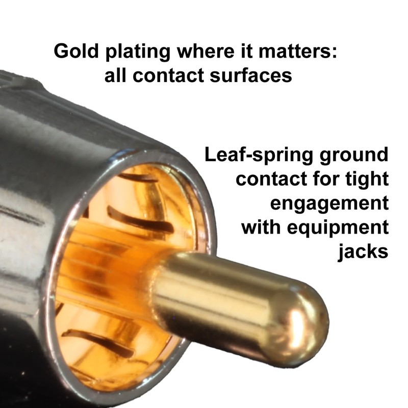 BJC LC-1 Stereo Audio Cables, 6 foot