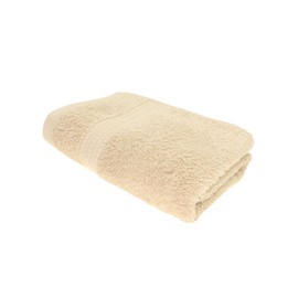 Julie Julsen® Organic Bath Towel Set, 3 Bath Towels Available in 32 Colours, Soft and Absorbent, Pastel Beige, 70 x 140 cm