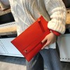NIGEDU Women Envelope Clutch Bag PU Leather Female Day Clutches