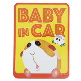 PUI PUI Mole Car [Waterproof Sticker] Baby Inker Sticker/BABY in CAR Potato