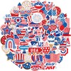 100Pcs 4th of July Stickers Vinyl Waterproof Patriotic Stickers American