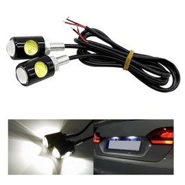 2PCS High Power Super Bright License Plate Light, License Tag Screw Bolt Lamp, 12V White LED Bulb, Waterproof/Rainproof for Car Motorcycle Truck RV ATV Bike