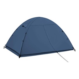 Space Blue 2 Person Dome Tent,Double Layer,Windproof,Waterproof,Easy Setup for Camping & Hiking
