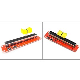 Ximimark 5Pcs 10K Linear Slide Potentiometer Module Analog sensor 3.3V - 5V Dual Output for Arduino MCU ARM Electronic Block