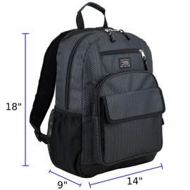 Eastsport Travel Backpack Large Tech Laptop Bag for Work, Gym, Hiking, Grey Weave