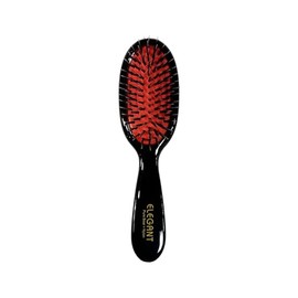 Elegant Premium Classic Cushion Porcupine Hair + Nylon Bristles Oval Hairbrush (Small 7" #965)