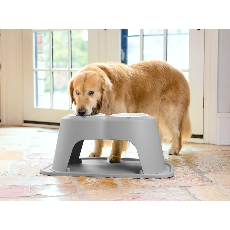 WeatherTech Double High Pet Feeding System - Elevated Dog/Cat Bowls