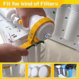 SPEEDWOX 12-Inch Belt Strap Wrench Oil Filter Wrench Set Oil Filter Remover Tool Multi-Purpose Strap Wrench Plumbing Wrench Adjustable Pipe Wrench For Opening Filter, Pipe And Tin