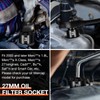 BLACKROBOT 27mm Low Profile Oil Filter Socket, 3/8" Drive 6-Point