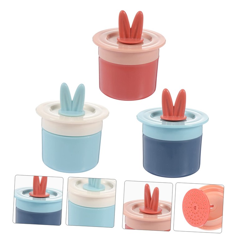 Mikinona Bubbling Supply 3pcs Facial Sturdy Pp Material Foaming Bottle