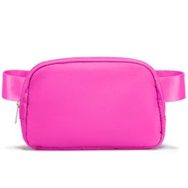 Fanny Pack Women Crossbody Bag Everywhere Belt Bag Women Cross Body Bag for Woman Fanny Packs Women Pink Belt Bag Fanny Packs for Women Cross Body Waist Bag for Women Pink Crossbody Purse (Hot Pink)
