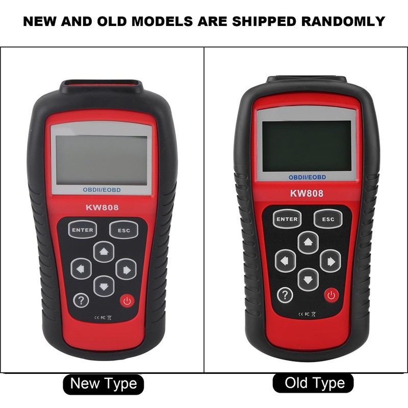 Suuonee Selbstdiagnosetester, KW808 OBD2 OBDII EOBD Auto-Codeleser-Diagnosescanner-Fehlercode-Scan-Tool