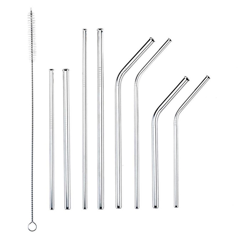 Barfly Stainless Steel Straw, 6 1/2", 5/16" Diam., Straight