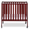 Dream On Me 3-in-1 Folding Portable Crib, Cherry, Large