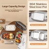 BRYN Lunch Box with Compartments, 1400 ml Lunch Box +