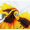 IUOCFER Blooming Sunflower & Green Leaves Hand Towels, Floral Decorative