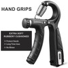 MODY RODY 2 Pack Adjustable Hand Grip Strengthener Trainer for