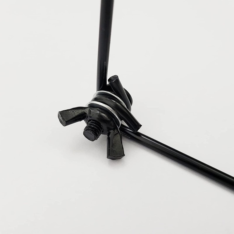 Harmonica Holder with Adjustable Neck Mount Black (24 Holes)