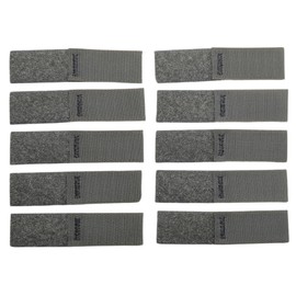 10 Pack Mil-Spec Military MOLLE Tactical Backpack 1" Hook & Loop Webbing Strap Keepers (Foliage Green)