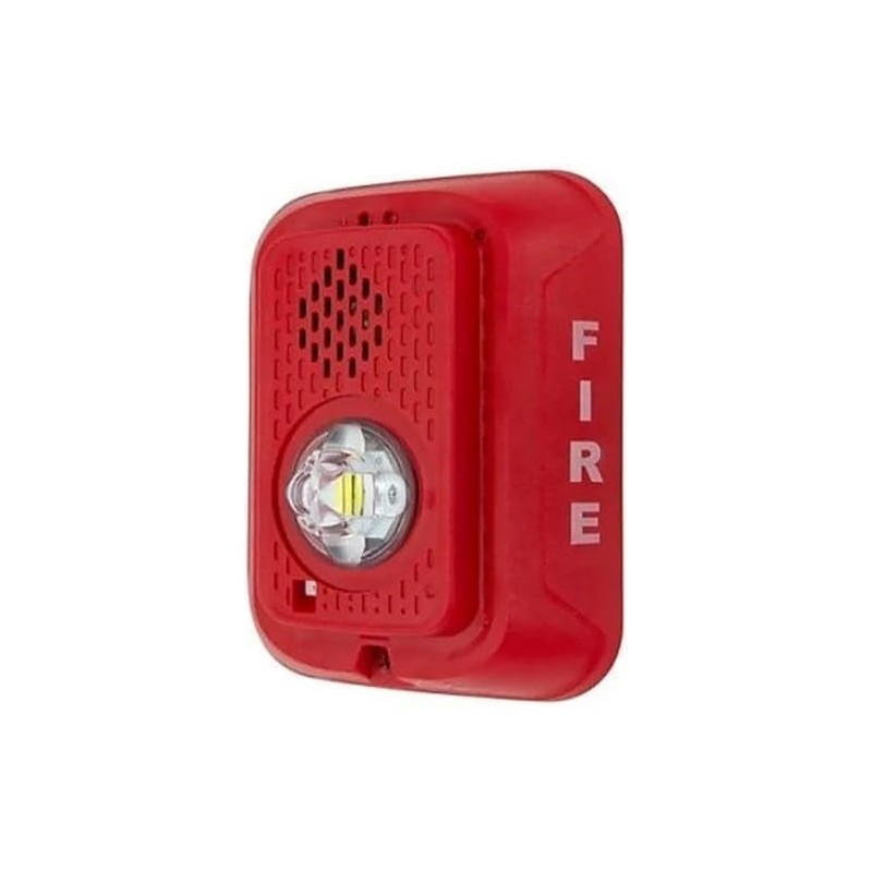 System Sensor P2RLED L-Series Indoor 2-Wire LED Horn Strobe, Wall-Mount,