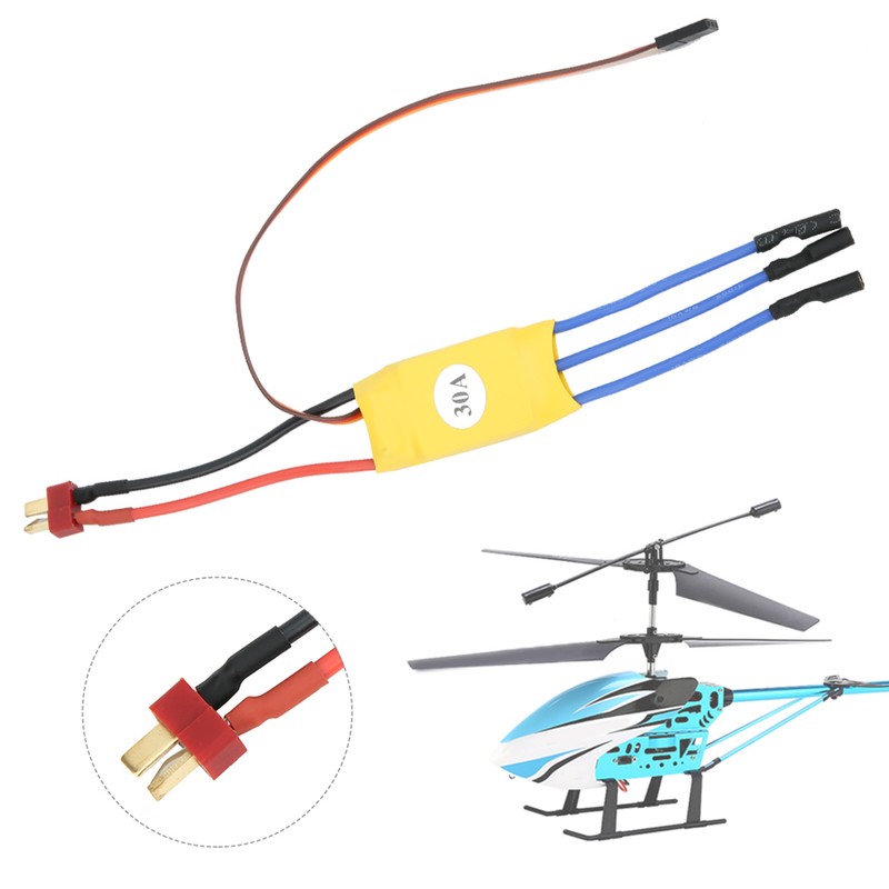 30A ESC T Plug 3.5mm Quadcopter Drone Brushless ESC Upgrade