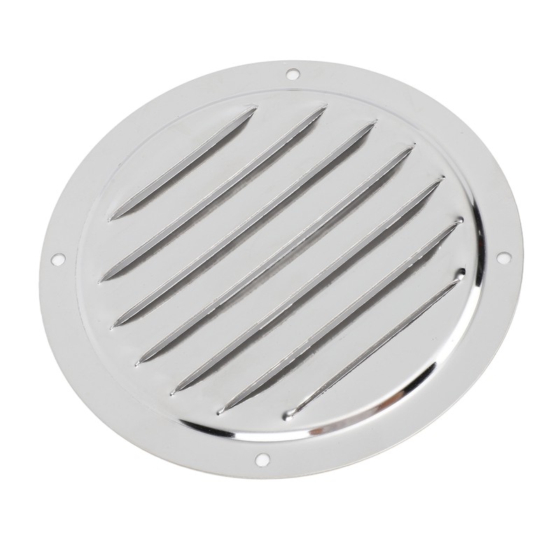 2PCS Round Louvered Air Vent Stainless Steel Marine Grade Rainproof