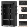VTRIN Portable Closet Wardrobe Closet for Hanging Clothes with 4