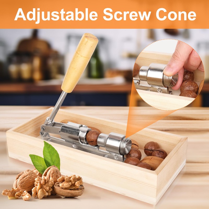 ChromLives Nutcracker Nut Cracker Nut Cracker Walnuts Nut Cracker Stainless