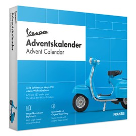 FRANZIS Vespa Advent Calendar | In 24 steps to the Vespa 150 under the Christmas tree | 14 years and older