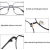 Dollger Blue Light Filter Glasses for Women Men Blue Light
