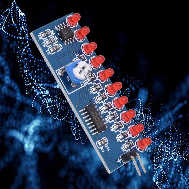 2 pieces NE555 + CD4017 LED Chaser Water Flow Light